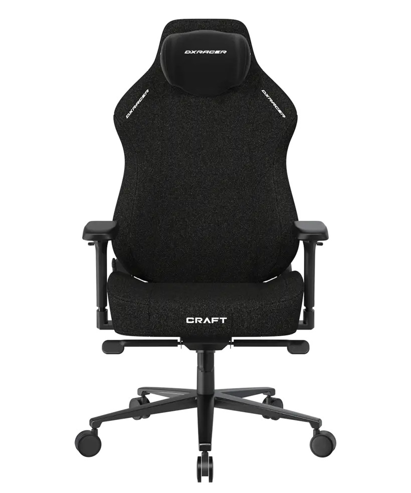 Silla DXRacer Craft Series XL Textil Negro PREVENTA Entrega 28/12/2024